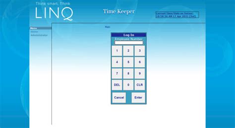 Once you submit your new PIN Number, you will be logged into LINQ TimeKeeper A PIN Changed message will confirm the change. . Linq timekeeper